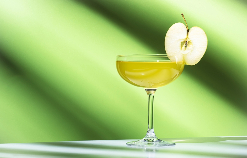 Grüner Apfel erfrischendes Getränk